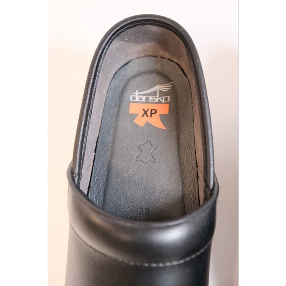 Dansko XP Shoes Womens 39 Black Professional Clogs Leather Work Comfort Low - Picture 7 of 14